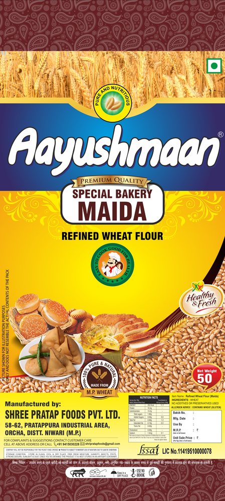 Aayushmaan Special Bakery Maida 50 kg bag